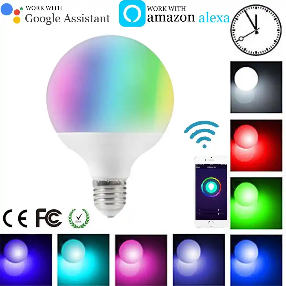 globe smart bulb google home