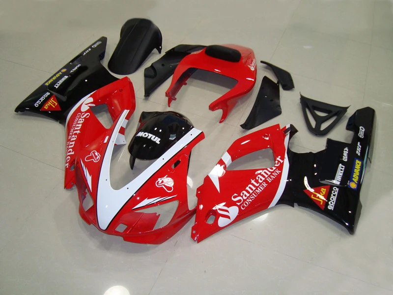 Комплект обтекателей для мотоцикла YAMAHA YZFR1 98 99 YZF R1 1998 1999 YZF1000 yzfr1 ABS пластик красный