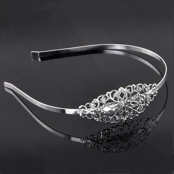 2Pcs Headband Hair Band Barrette Silver Plated Filigree Flower Hollow Copper Jewelry DIY Finding 38cm
2Pcs Headband Hair Band Barrette Silver Plated Filigree Flower Hollow Copper Jewelry DIY Finding 38cm
