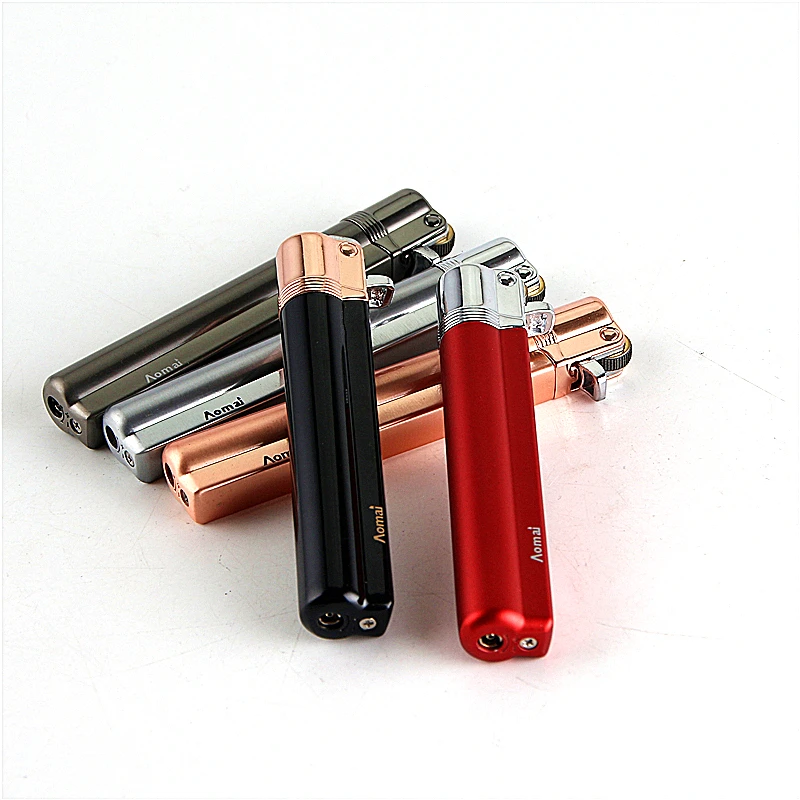 Cigarette Accessories Windproof slim gas lighter Women use elegant torch lighter AM7105
Cigarette Accessories Windproof slim gas lighter Women use elegant torch lighter AM7105