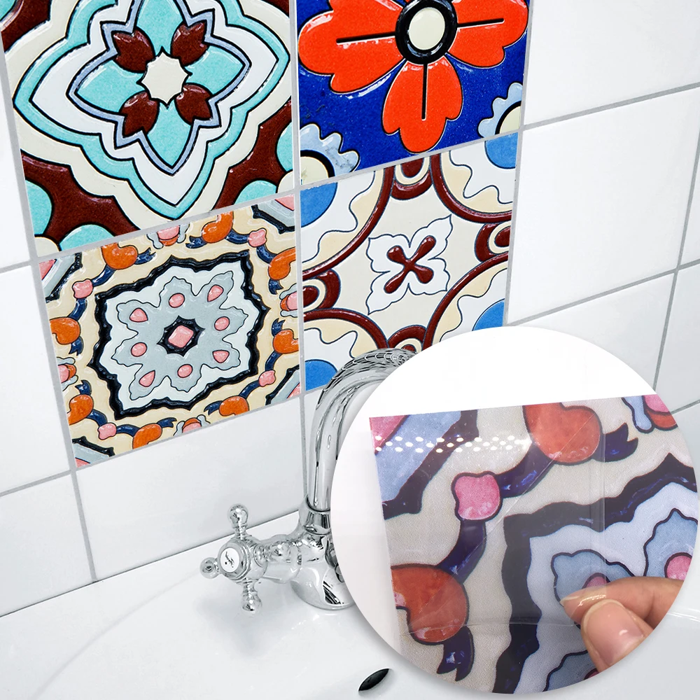 Funlife 15*15cm/20*20cm Self adhesive Turkish Tiles Furniture Kitchen Bathroom PVC Waterproof DIY Tile Sticker Wall Decal TS031
Funlife 15*15cm/20*20cm Self adhesive Turkish Tiles Furniture Kitchen Bathroom PVC Waterproof DIY Tile Sticker Wall Decal TS031