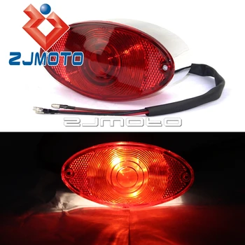 ZJMOTO Hot Selling Red Lens Universal Cat Eye Custom Motorcycle Brake Stop Tail License Running Bulb Light
ZJMOTO Hot Selling Red Lens Universal Cat Eye Custom Motorcycle Brake Stop Tail License Running Bulb Light