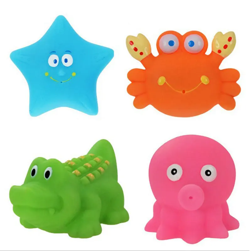Peradix 4PCS Cute Baby Toddlers Bathing Toy Silicone Sea Creatures Bathroom Play Set
Peradix 4PCS Cute Baby Toddlers Bathing Toy Silicone Sea Creatures Bathroom Play Set