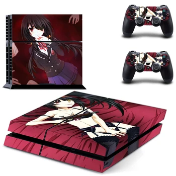 

Date A Live Tokisaki Kurumi PS4 Skin Sticker Decal Vinyl for Sony Playstation 4 Console and 2 Controllers PS4 Skin Sticker