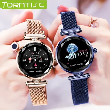 Torntisc Luxury Smart Watch Women Waterproof Ladies Fashion Smartwatch Heart Rate Fitness Tracker for Android IOS Phone GIFT
Torntisc Luxury Smart Watch Women Waterproof Ladies Fashion Smartwatch Heart Rate Fitness Tracker for Android IOS Phone GIFT