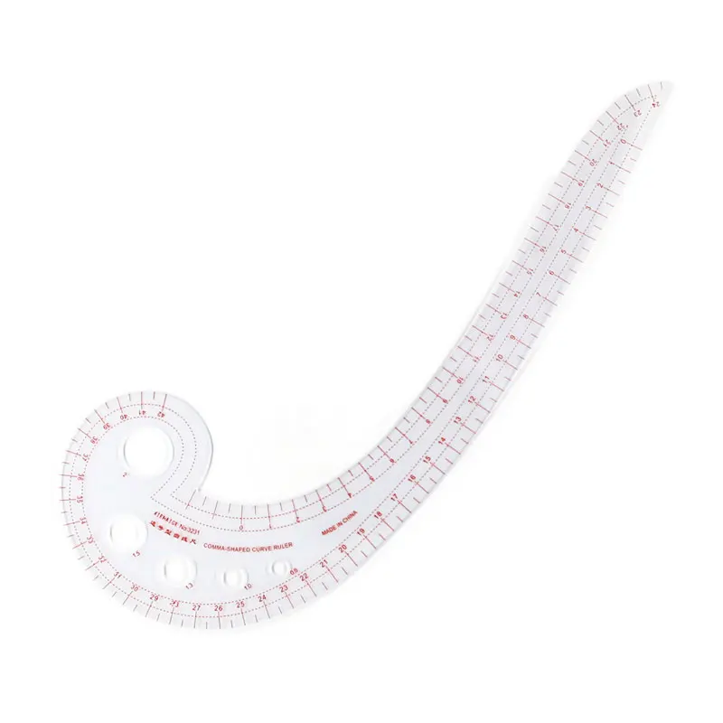 1pcs Transparent Acrylic Sewing Patchwork Ruler French Curve Template Ruler Soft Plastic Tailor Drawing Craft Ruler Sewing Tools
1pcs Transparent Acrylic Sewing Patchwork Ruler French Curve Template Ruler Soft Plastic Tailor Drawing Craft Ruler Sewing Tools
