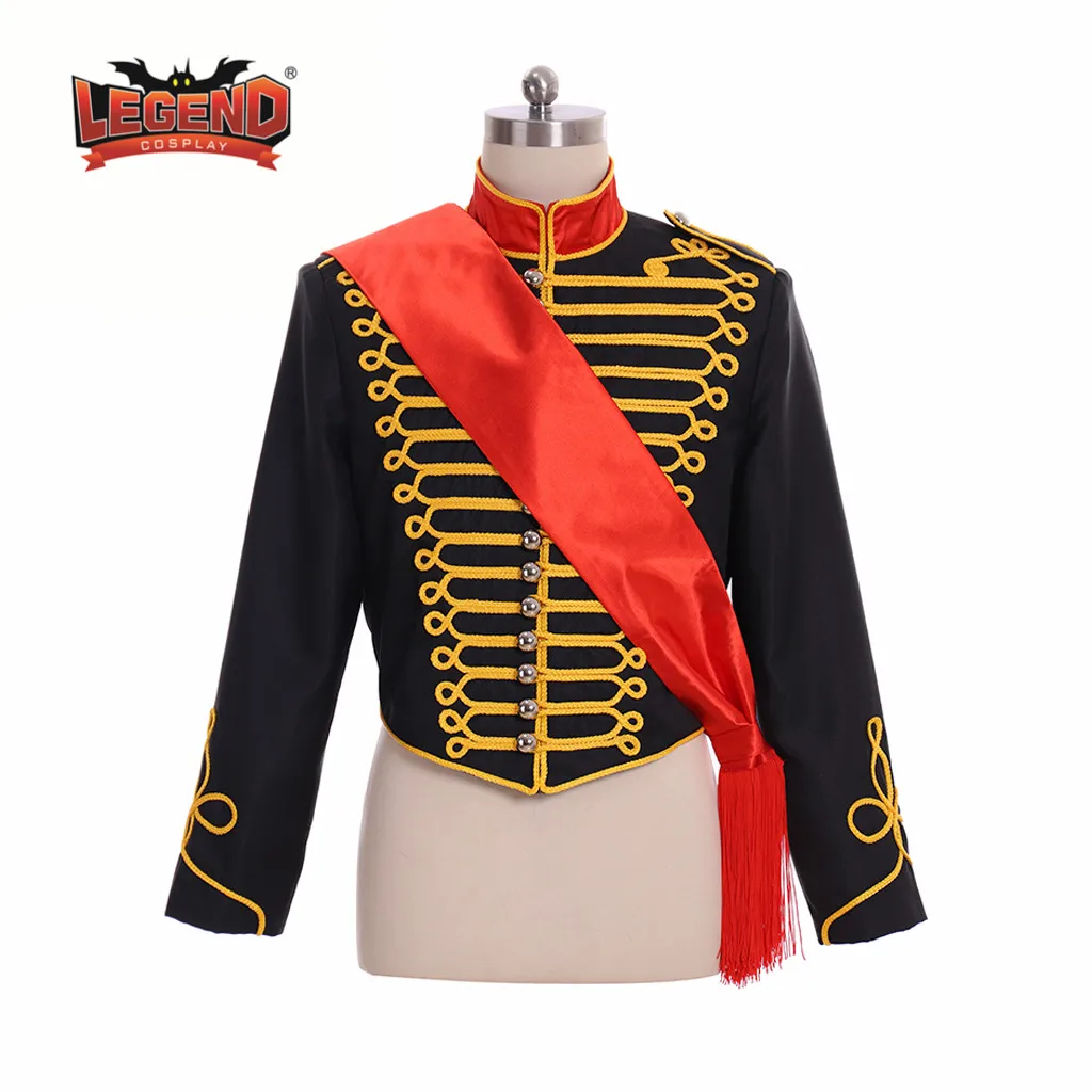 Military Parade Jacket black and gold soldier jacket Officer Uniform Coat Adult Men's Halloween Carnival Cosplay Costume
Military Parade Jacket black and gold soldier jacket Officer Uniform Coat Adult Men's Halloween Carnival Cosplay Costume