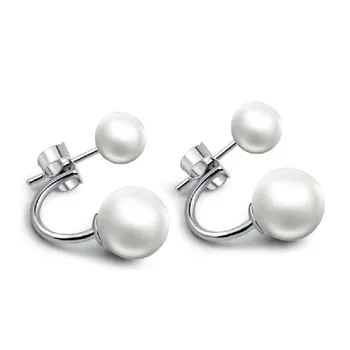 Classic Stud Earrings For Women 6mm/8mm Freshwater Pearls Double-Sided Shell Pearl Ear Nail S925 Silver Sterling Fine Jewelry
Classic Stud Earrings For Women 6mm/8mm Freshwater Pearls Double-Sided Shell Pearl Ear Nail S925 Silver Sterling Fine Jewelry