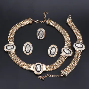 OEOEOS Dubai Bridal Jewelry Sets Crystal African Beads Jewelry Set Necklace Gold Color Women Nigerian Jewellery Set
OEOEOS Dubai Bridal Jewelry Sets Crystal African Beads Jewelry Set Necklace Gold Color Women Nigerian Jewellery Set