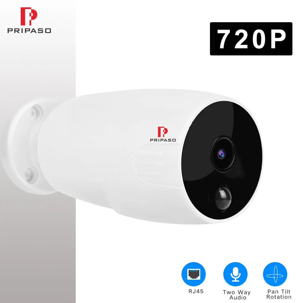 720P Battery Camera video surveillance Rechargeable Battery Camera Low-power Intelligent WIFI Camera Outdoor Security Cam
720P Battery Camera video surveillance Rechargeable Battery Camera Low-power Intelligent WIFI Camera Outdoor Security Cam