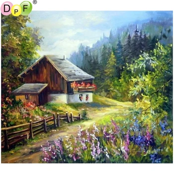 DPF Diamond Embroidery Forest Thatched House Diamond Painting Cross Stitch Needle Diamond Mosaic Full Square Rhinestone Home Dec
DPF Diamond Embroidery Forest Thatched House Diamond Painting Cross Stitch Needle Diamond Mosaic Full Square Rhinestone Home Dec