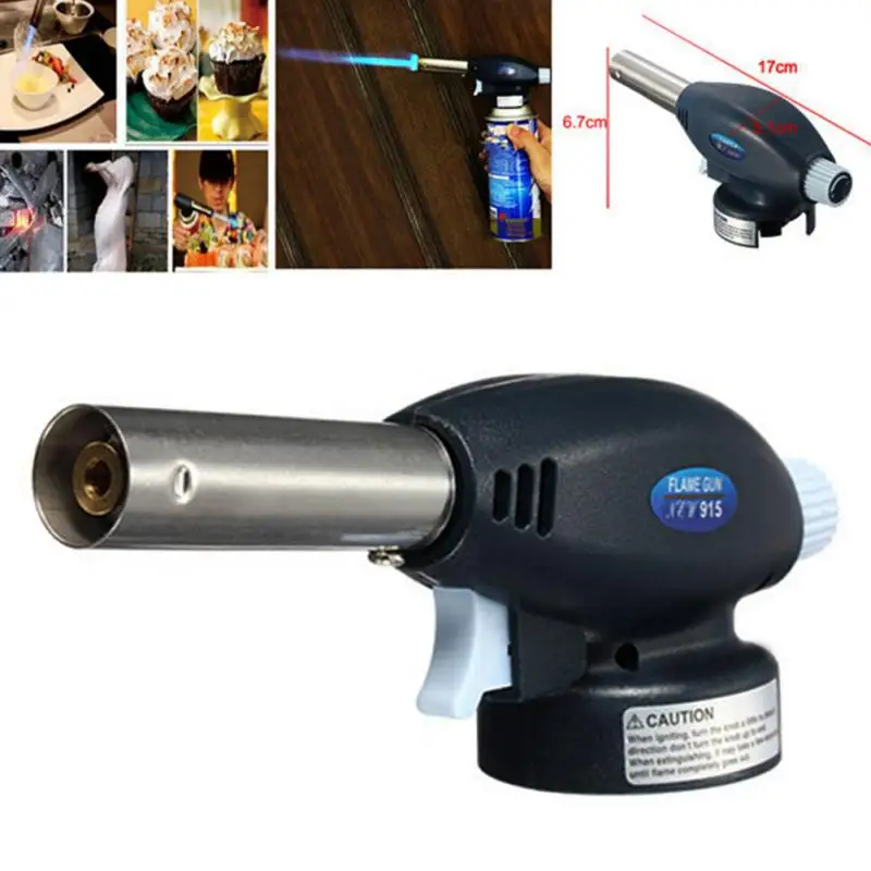 Durable Gas Torch Flamethrower Butane Burner Auto Ignition Camping BBQ Tools without Gas Cylinder
Durable Gas Torch Flamethrower Butane Burner Auto Ignition Camping BBQ Tools without Gas Cylinder