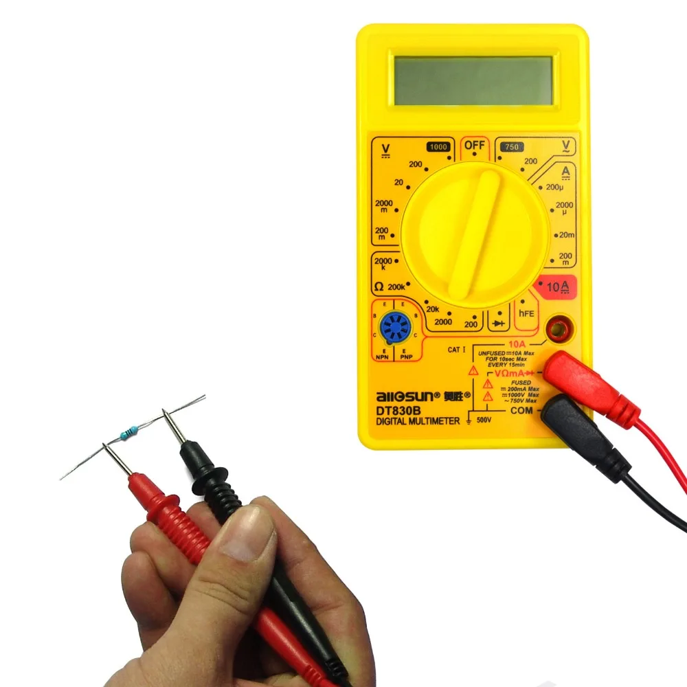 Accessory for LCD Digital Multimeter Volt Amp Ohm Tester Meter and Universal Probe Tester Leads 600V 1000V 
Accessory for LCD Digital Multimeter Volt Amp Ohm Tester Meter and Universal Probe Tester Leads 600V 1000V
