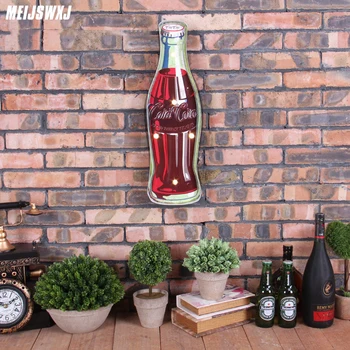 LED Neon Sign Coke Vintage Home Decor Placa Decorativa Cerveja Bar Cafe Shabby chic Placas decorativas de metal Wall Art Sign
LED Neon Sign Coke Vintage Home Decor Placa Decorativa Cerveja Bar Cafe Shabby chic Placas decorativas de metal Wall Art Sign