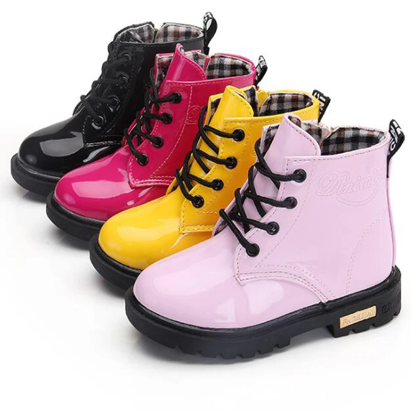 Winter Children Boots Pu Leather Waterproof Martin Boots Shoes For Kids Snow Boots Brand Girls Boys Rubber Boots Fashion Sneaker
Winter Children Boots Pu Leather Waterproof Martin Boots Shoes For Kids Snow Boots Brand Girls Boys Rubber Boots Fashion Sneaker