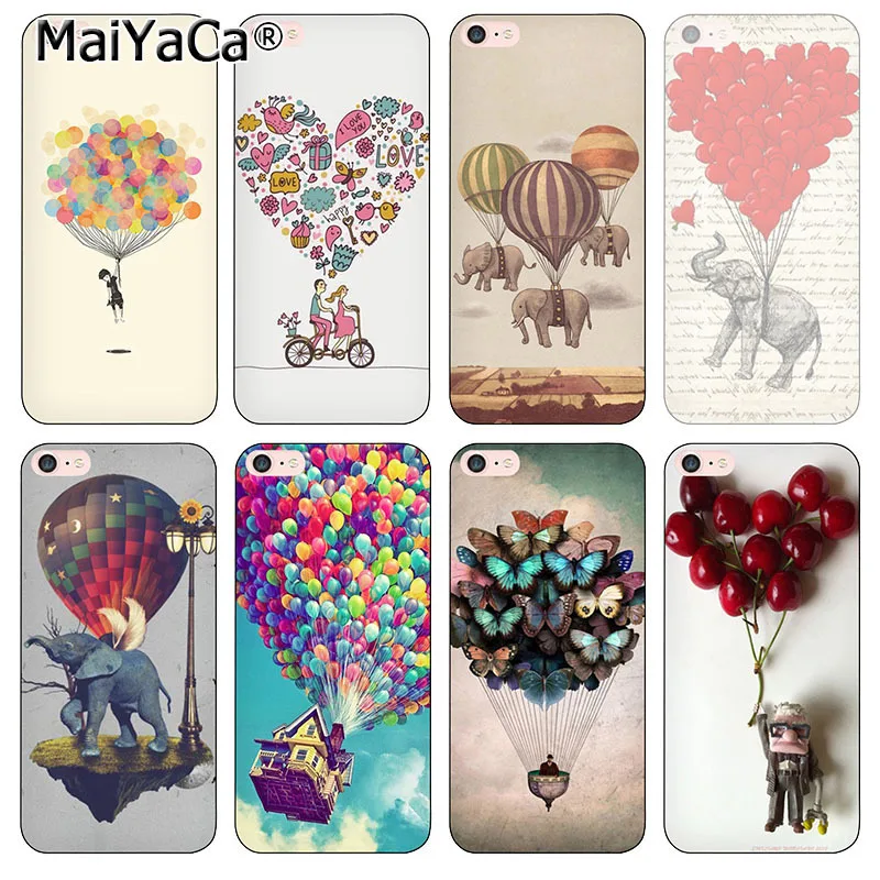 MaiYaCa silicone black soft TPU phone case cover For iPhone 5 5s SE 6 6plus 8 7 x Case Up house colorful hot balloon
MaiYaCa silicone black soft TPU phone case cover For iPhone 5 5s SE 6 6plus 8 7 x Case Up house colorful hot balloon
