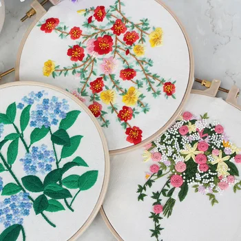 Floral DIY Ribbons Embroidery for Beginner Needlework Practice Kits Cross Stitch Art Home Decoration Wall Painting Meet Sets
Floral DIY Ribbons Embroidery for Beginner Needlework Practice Kits Cross Stitch Art Home Decoration Wall Painting Meet Sets