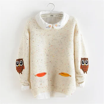 Teenage girl sweater 2020 autumn and winter women sweet short sweater preppy style pullover female loose outerwear A47
Teenage girl sweater 2020 autumn and winter women sweet short sweater preppy style pullover female loose outerwear A47