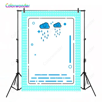 Photography Background Blue Dark Clouds with Rains 5x7ft White Custom Backdrops with Blue Side with White Dots for Photo Booth
Photography Background Blue Dark Clouds with Rains 5x7ft White Custom Backdrops with Blue Side with White Dots for Photo Booth