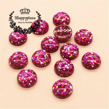 50pcs 12mm Glitter Hot Pink AB Resin Round Flatback Cabochon DIY Scrapbooking Phone/Decoration Button Craft
50pcs 12mm Glitter Hot Pink AB Resin Round Flatback Cabochon DIY Scrapbooking Phone/Decoration Button Craft