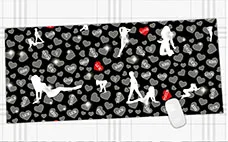 Super large 900x400mm rubber mouse pad computer game tablet mouse pad