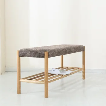 Stools & Ottomans Living Room Furniture Home Furniture fabric+oak solid wood stool tabouret bois minimalist sgabello 35*110*45cm
Stools & Ottomans Living Room Furniture Home Furniture fabric+oak solid wood stool tabouret bois minimalist sgabello 35*110*45cm