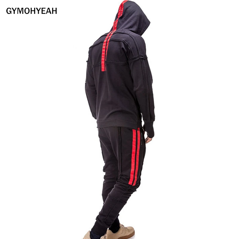 GYMOHYEAH new sporting suit Men Hoodies Sets Mens Gyms Sportswear Jogger Male tracksuit suit Hip hop Hoodie+Sweatpants
GYMOHYEAH new sporting suit Men Hoodies Sets Mens Gyms Sportswear Jogger Male tracksuit suit Hip hop Hoodie+Sweatpants