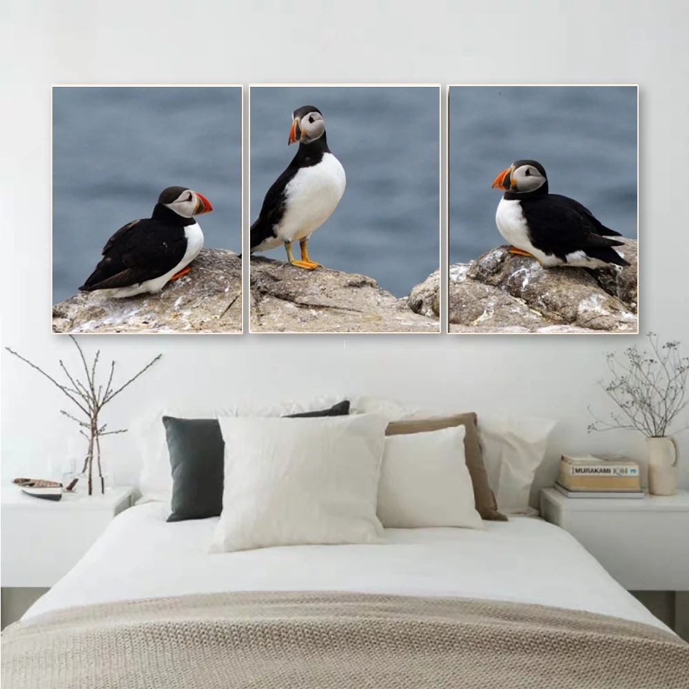 Laeacco Canvas Calligraphy Painting Birds Wall Artwork Animal Posters and Prints Nordic Home Living Room Decor Pictures | Дом и сад