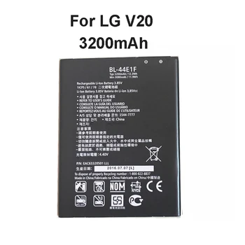 Original BL-44E1F Battery 3200mAh For LG V20 H990 F800 VS995 US996 LS995 LS997 H990DS H910 H918
Original BL-44E1F Battery 3200mAh For LG V20 H990 F800 VS995 US996 LS995 LS997 H990DS H910 H918