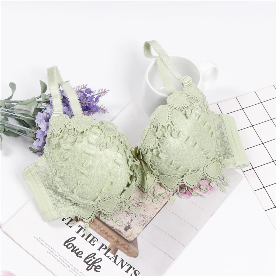 lingerie push up women bra padded thick cup lace decoration sexy lenceria 3/4 cup multicolor teenage girl bra
lingerie push up women bra padded thick cup lace decoration sexy lenceria 3/4 cup multicolor teenage girl bra