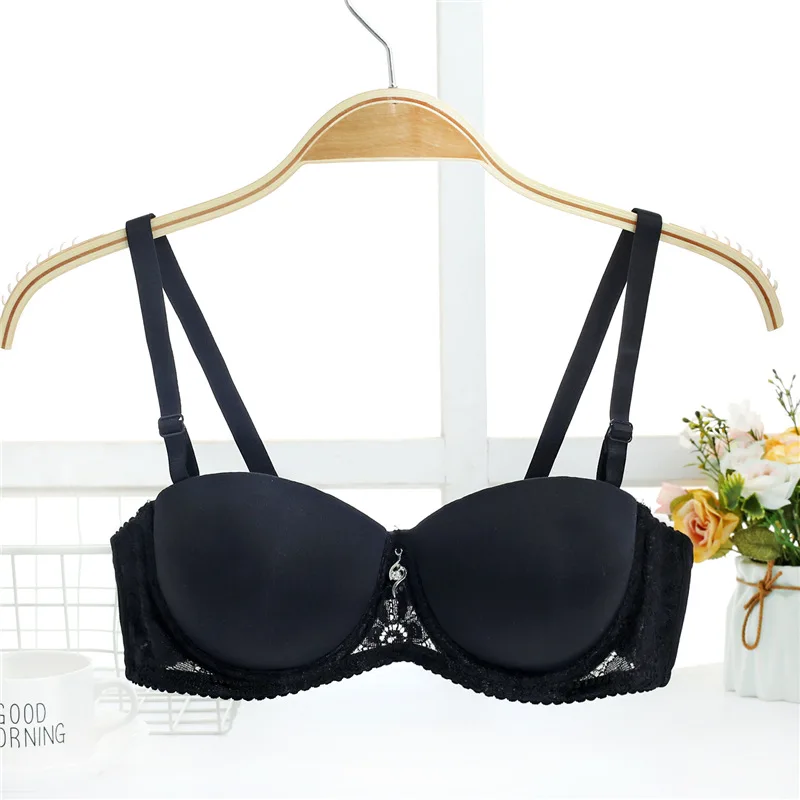 Women Bra Female Lace gather Chest Shirt Top Underwear Bra half cup lovely super push up bra for girl 32 34 36 A B cup 
Women Bra Female Lace gather Chest Shirt Top Underwear Bra half cup lovely super push up bra for girl 32 34 36 A B cup