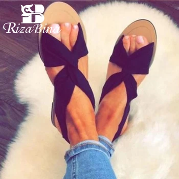 RizaBina Women Flats Sandals Fashion Lace Up Knee High Summer Shoes Women Cross Tied Zipper Sexy Gladiator Sandals Size 35-43
RizaBina Women Flats Sandals Fashion Lace Up Knee High Summer Shoes Women Cross Tied Zipper Sexy Gladiator Sandals Size 35-43