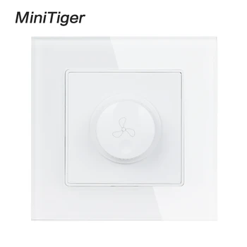 Minitiger Fan Controller Regulator Luxury Crystal Glass Panel Wall Switch Interruptor 16A Maximum 300W
Minitiger Fan Controller Regulator Luxury Crystal Glass Panel Wall Switch Interruptor 16A Maximum 300W