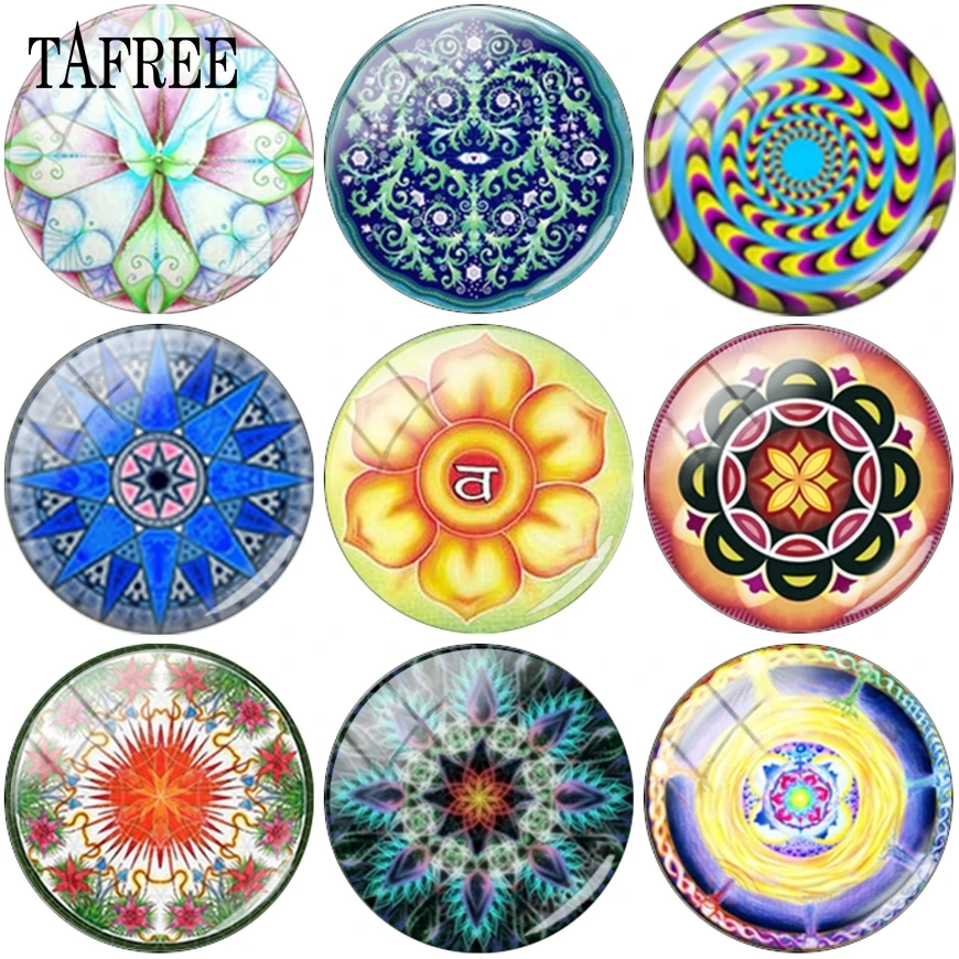 TAFREE Romantic Zan Mandala Flowered Pattern Picture Glass Cabochon Beads 12mm -20mm DIY Jewelry Components For Bracelets Rings
TAFREE Romantic Zan Mandala Flowered Pattern Picture Glass Cabochon Beads 12mm -20mm DIY Jewelry Components For Bracelets Rings
