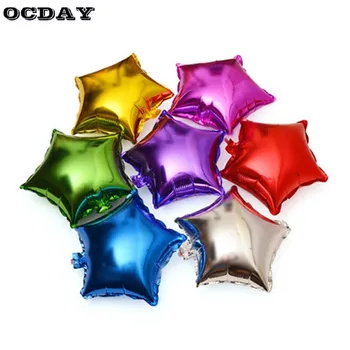 1pc 10 inch Foil Star Shape Large Pentagram Aluminum Balloons Helium Metallic Birthday Party Decor Air Mylar Balloon Toys Hot!
1pc 10 inch Foil Star Shape Large Pentagram Aluminum Balloons Helium Metallic Birthday Party Decor Air Mylar Balloon Toys Hot!