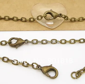 10strands/lot antique bronze Chains Necklaces chains with clasps 3*4mm for chain ring F1056
10strands/lot antique bronze Chains Necklaces chains with clasps 3*4mm for chain ring F1056