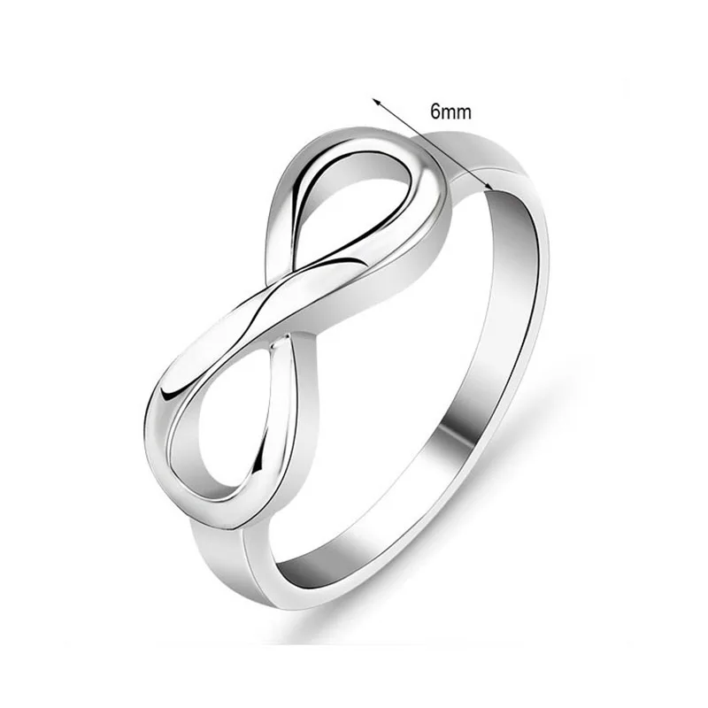 Women 'S Fashion Silver Jewelry Wedding Engagement Rings Size 5-13 Korean-Style Simple Cool Sweet Hot Female Creative big 8 Word
Women 'S Fashion Silver Jewelry Wedding Engagement Rings Size 5-13 Korean-Style Simple Cool Sweet Hot Female Creative big 8 Word