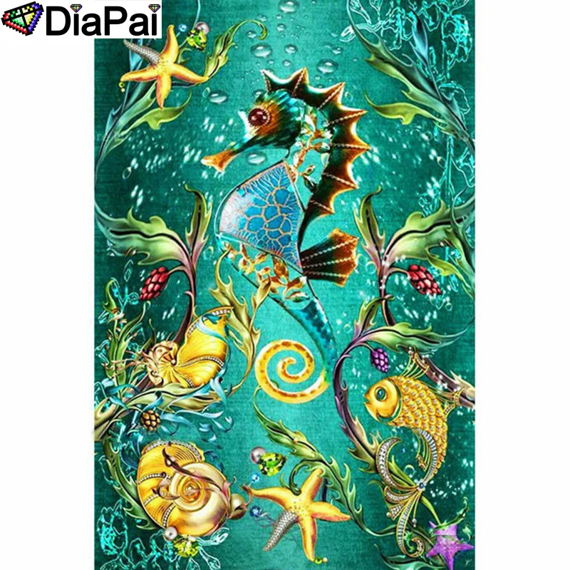 DIAPAI 5D DIY Diamond Painting 100% Full Square/Round Drill "Animal Seahorse" Diamond Embroidery Cross Stitch 3D Decor A21749
DIAPAI 5D DIY Diamond Painting 100% Full Square/Round Drill "Animal Seahorse" Diamond Embroidery Cross Stitch 3D Decor A21749