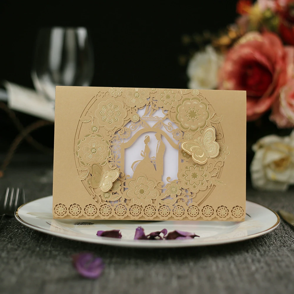 1 Piece Laser Cut Wedding Invitations with 3D Bride and Groom Blank Inner Sheets and Envelopes for Wedding Invite Engagement
1 Piece Laser Cut Wedding Invitations with 3D Bride and Groom Blank Inner Sheets and Envelopes for Wedding Invite Engagement