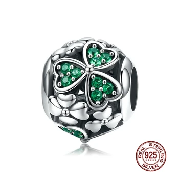 MOWIMO 100% 925 Sterling Silver Happiness Shamrock Charm Bead Fit Original Silver Bracelets & Bangles Jewelry Making BKC964
MOWIMO 100% 925 Sterling Silver Happiness Shamrock Charm Bead Fit Original Silver Bracelets & Bangles Jewelry Making BKC964