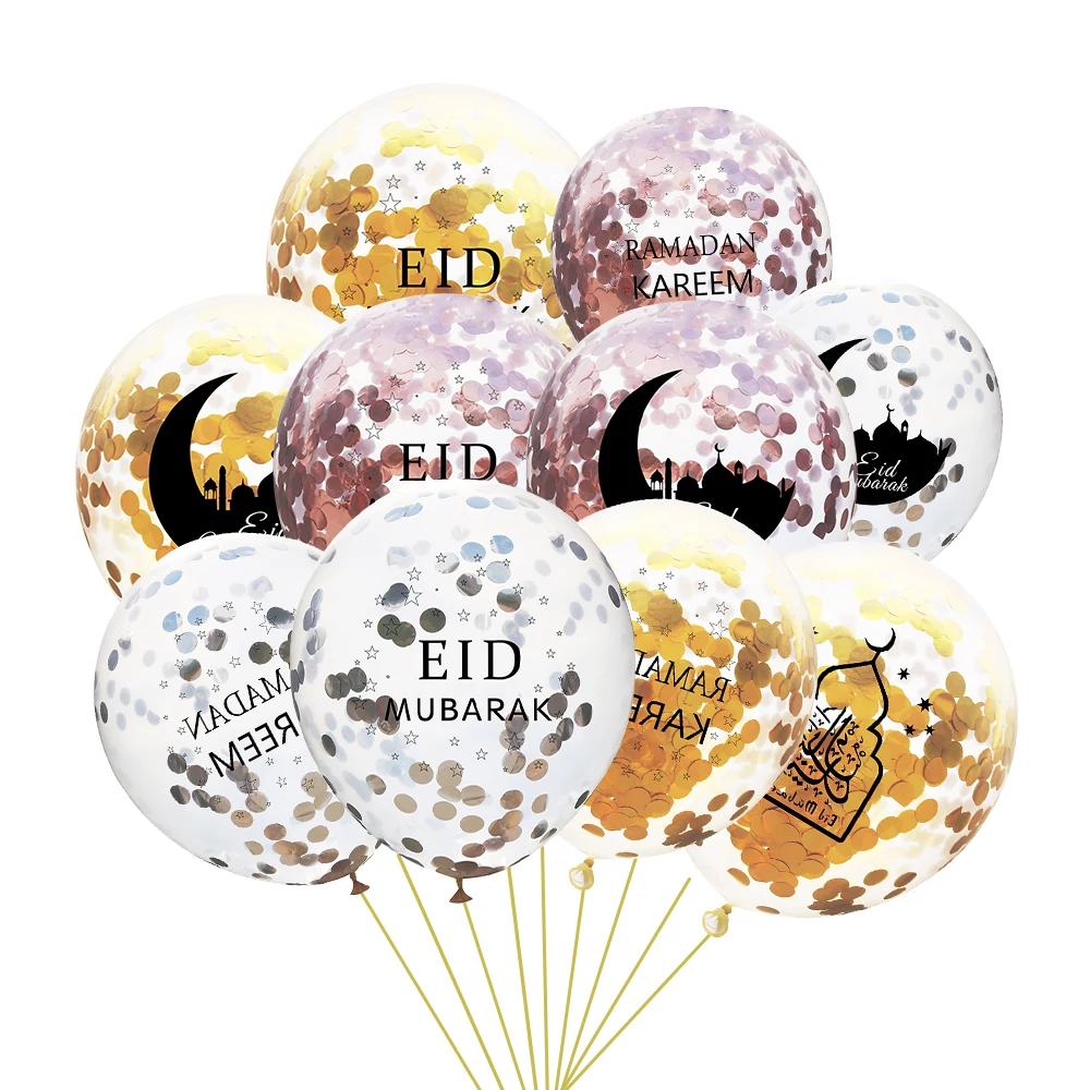 6ps 12inch Confetti Balloon Ramadan and Eid Decoration for Home Muslim Ramadan Mubarak Decor Wedding Confetti Balloon
6ps 12inch Confetti Balloon Ramadan and Eid Decoration for Home Muslim Ramadan Mubarak Decor Wedding Confetti Balloon