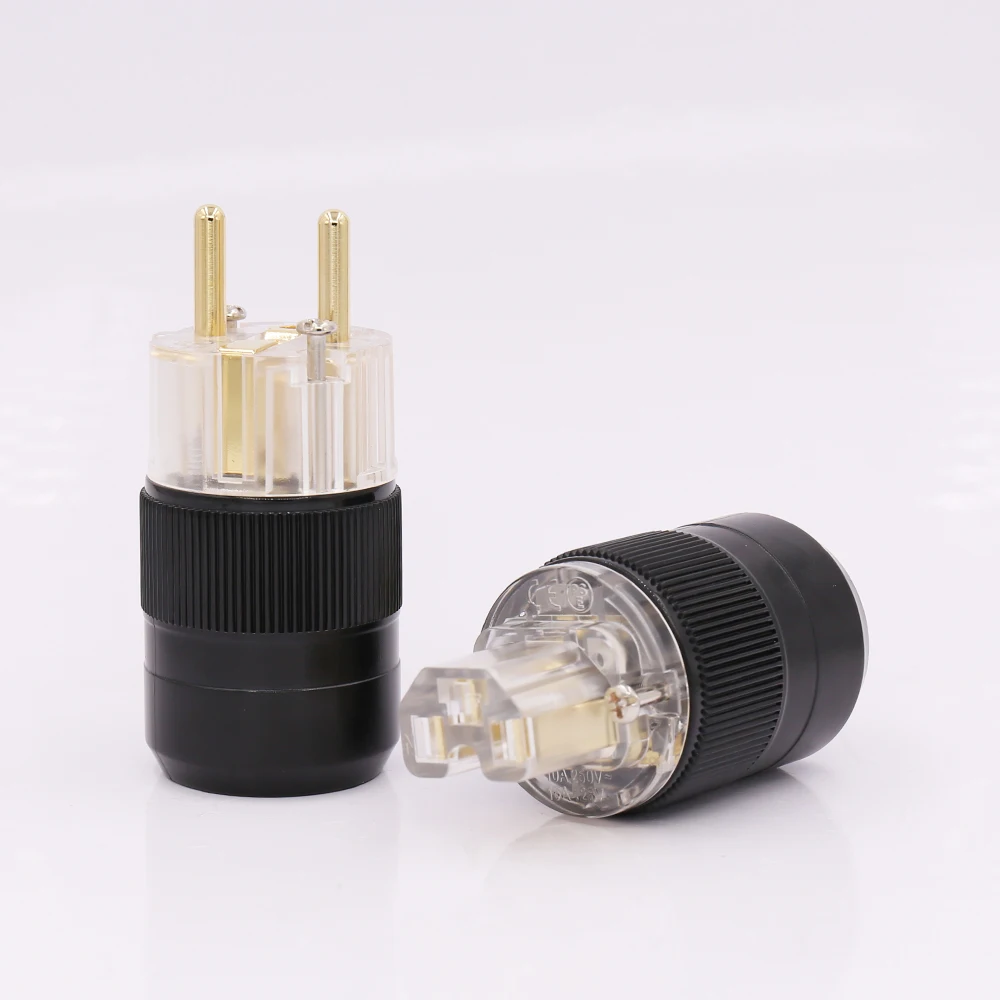 Free Shipping One Pair Unprinted 24K Gold Plated EU European Schuko Power Connector IEC Plug
Free Shipping One Pair Unprinted 24K Gold Plated EU European Schuko Power Connector IEC Plug
