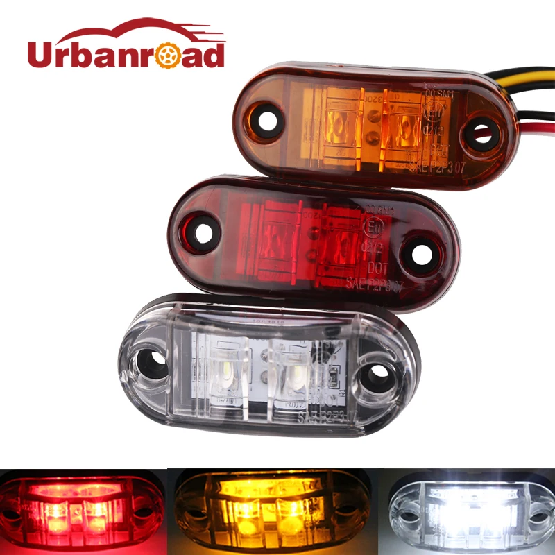 Urbanroad 10pcs/Lot White 12v 24v Led Side Marker Lights For Trailer Trucks Bus Car Side Clearance Marker Light Lamp Amber Red
Urbanroad 10pcs/Lot White 12v 24v Led Side Marker Lights For Trailer Trucks Bus Car Side Clearance Marker Light Lamp Amber Red