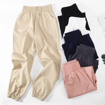 WKOUD High Waist Harem Pants Women Solid Casual Cargo Pants Loose Fall Summer Trousers Black Pants Khaki Pants P9123
WKOUD High Waist Harem Pants Women Solid Casual Cargo Pants Loose Fall Summer Trousers Black Pants Khaki Pants P9123