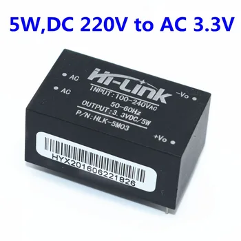 10pcs HLK-5M03 AC-DC 220V to 3.3V Step Down Buck Power Supply Module 5W Intelligent Household Switch Converter
10pcs HLK-5M03 AC-DC 220V to 3.3V Step Down Buck Power Supply Module 5W Intelligent Household Switch Converter