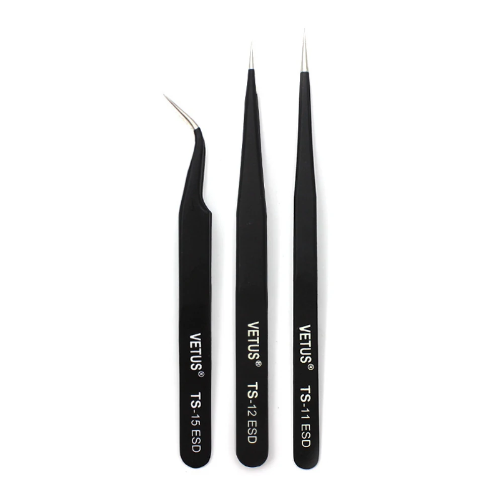 1Pc Stainless Steel Anti static ESD Tweezers Blackhead Remover Acne Pimple Extractor Eyelash Extension Makeup Face clean Tool
1Pc Stainless Steel Anti static ESD Tweezers Blackhead Remover Acne Pimple Extractor Eyelash Extension Makeup Face clean Tool