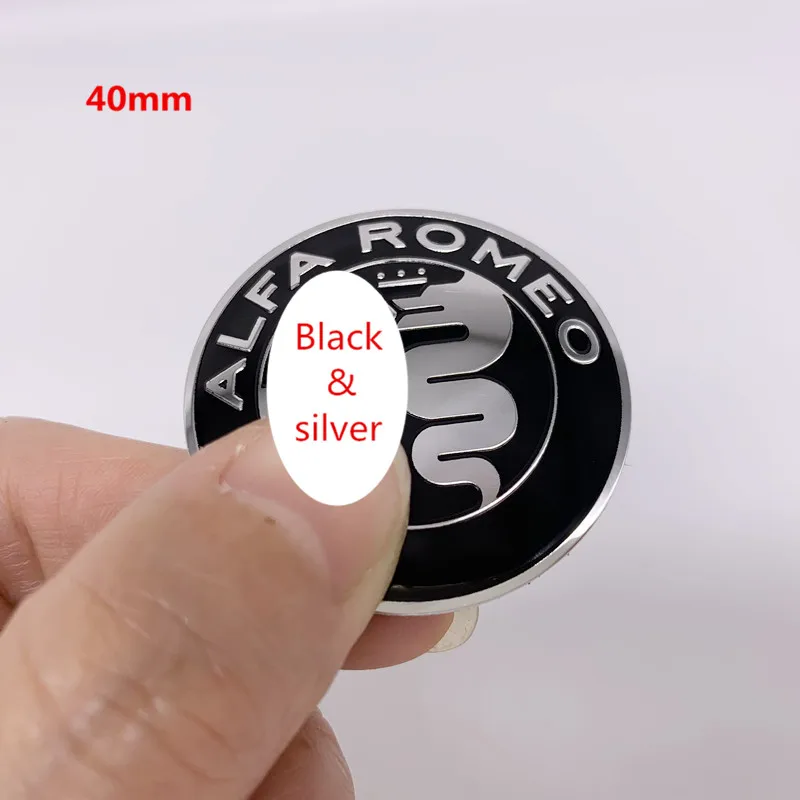40/4 mm ALFA ROMEO Steering Wheel Badge Sticker Logo auto car styling Accessories for Mito 147 156 159 166 Giulietta GT 40mm
40/4 mm ALFA ROMEO Steering Wheel Badge Sticker Logo auto car styling Accessories for Mito 147 156 159 166 Giulietta GT 40mm