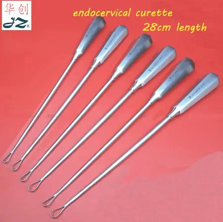 JZ Medical instrument GYN curette stainless steel hollow handle encocervical curette abortion tools 28cm length gynecology tools
JZ Medical instrument GYN curette stainless steel hollow handle encocervical curette abortion tools 28cm length gynecology tools