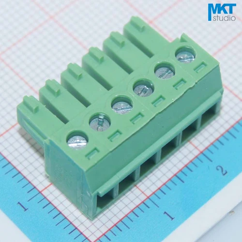 100Pcs 6P 3.81mm Pitch Right Angle Pin Female Pluggable Screw Wire Terminal Block Connector
100Pcs 6P 3.81mm Pitch Right Angle Pin Female Pluggable Screw Wire Terminal Block Connector