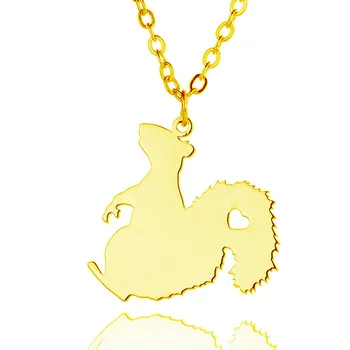 Wholesale Trendy Squirrel Necklace Stainless Steel Squirrel Heart Pendant Necklace Fashion Animal Jewellery Gift 12pcs/lot
Wholesale Trendy Squirrel Necklace Stainless Steel Squirrel Heart Pendant Necklace Fashion Animal Jewellery Gift 12pcs/lot